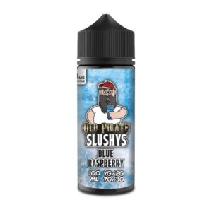 BLUE RASPBERRY E-LIQUID 100ML OLD PIRATE SLUSHYS