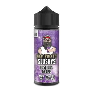 LUSCIOUS GRAPE E-LIQUID 100ML OLD PIRATE SLUSHYS