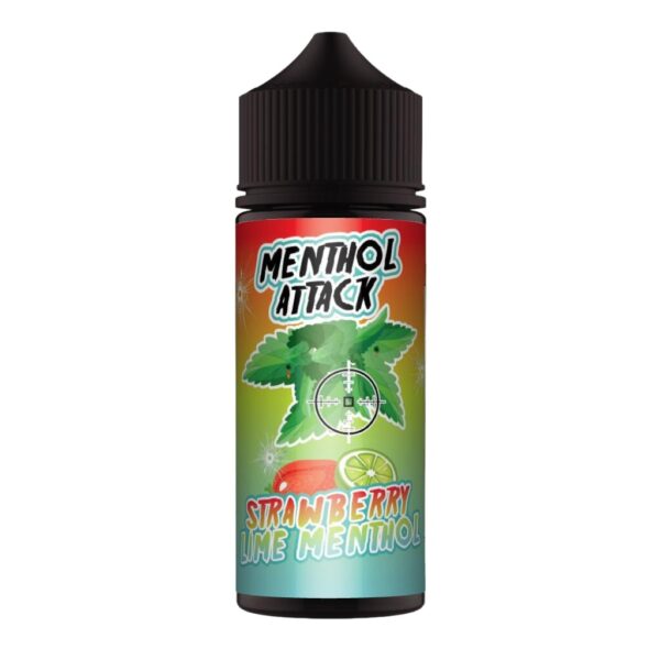 STRAWBERRY LIME MENTHOL 100ML E LIQUID MENTHOL ATTACK