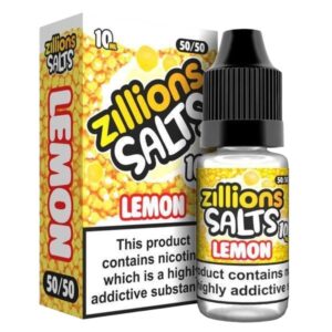 LEMON 10ML NIC SALT ZILLIONS PACK OF 5