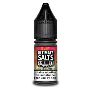 APPLE & MANGO SHERBET 10ML NIC SALT ULTIMATE SALTS PACK OF 10