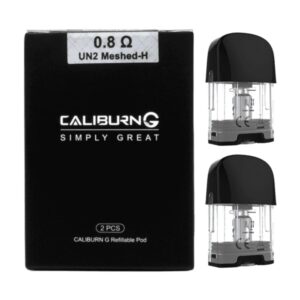 UWELL CALIBURN G 0.8 OHM REPLACEMENT COILS AND PODS (2 PACK)