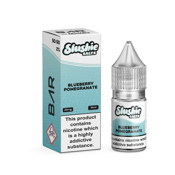 BLUEBERRY POMEGRANATE 10ML NIC SALT SLUSHIE BAR SALTS