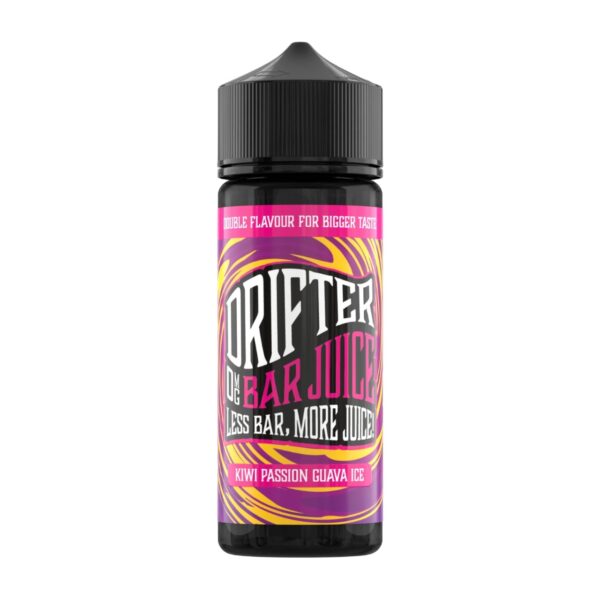 KIWI PASSION GUAVA ICE 100ML E LIQUID DRIFTER BAR JUICE