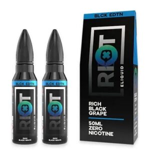 RICH BLACK GRAPE BLCK EDTN 2 X 50ML E LIQUID RIOT SQUAD