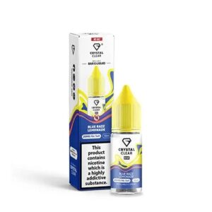 BLUE RAZZ LEMONADE 10ML NIC SALT CRYSTAL CLEAR BAR