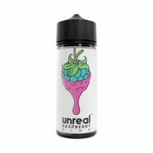 PINK 100ML E LIQUID UNREAL RASPBERRY