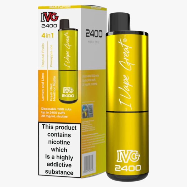 IVG 2400 DISPOSABLE VAPE KIT 20MG - Image 89