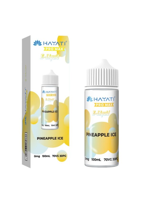 PINEAPPLE ICE 100ML E LIQUID HAYATI PRO MAX