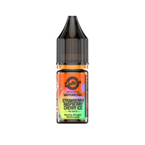 STRAWBERRY RASPBERRY CHERRY ICE 10ML NIC SALT DELICIU V2 BY VAPORESSO