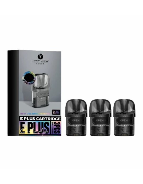 LOST VAPE E-PLUS REPLACEMENT POD CARTRIDGE (3 PACK) - Image 2