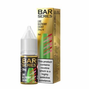 LIME RASPBERRY CHERRY 10ML NIC SALT BAR SERIES GOLD EDITION