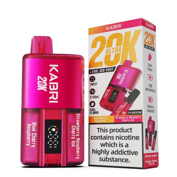 KABRI 20K ULTRA DISPOSABLE VAPE KIT 20MG - Image 8