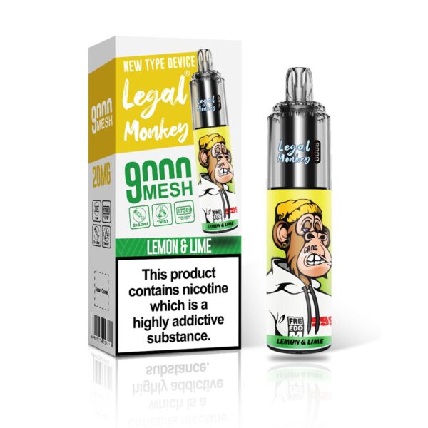 LEGAL MONKEY 9000 DISPOSABLE VAPE KIT  20MG - Image 10