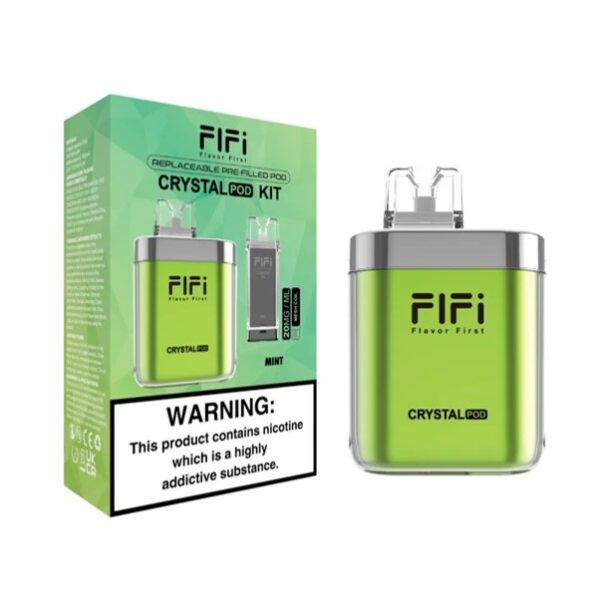 FIFI CRYSTAL 600 RECHARGEABLE POD VAPE KIT 20MG - Image 8