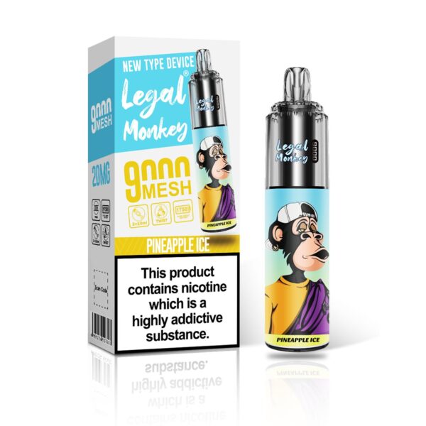LEGAL MONKEY 9000 DISPOSABLE VAPE KIT  20MG - Image 12