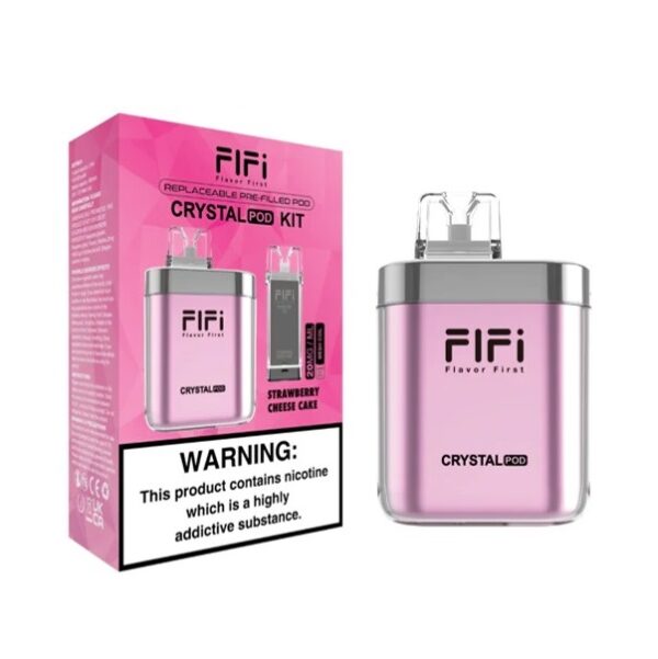 FIFI CRYSTAL 600 RECHARGEABLE POD VAPE KIT 20MG - Image 9