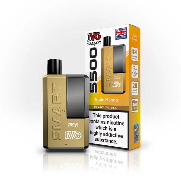 IVG SMART 5500 DISPOSABLE VAPE KIT 20MG - Image 4