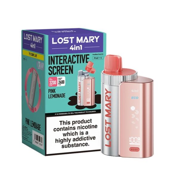LOST MARY 4 IN 1 ECO 3200 DISPOSABLE VAPE KIT 20MG - Image 13