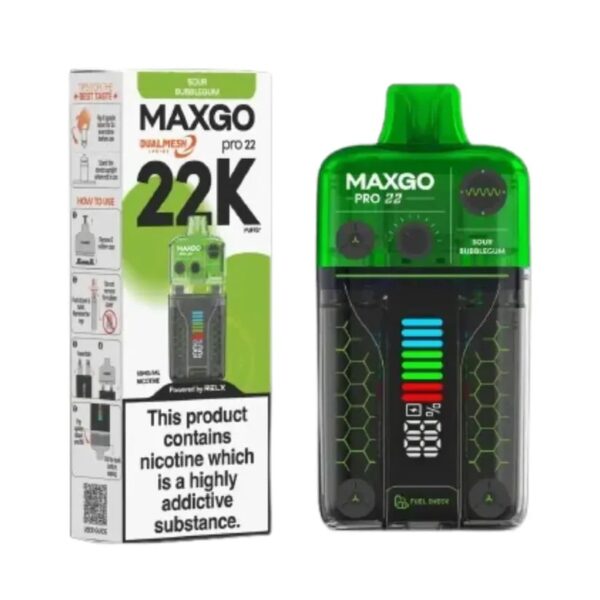 RELX MAXGO PRO 22K DISPOSABLE VAPE KIT 18MG - Image 12