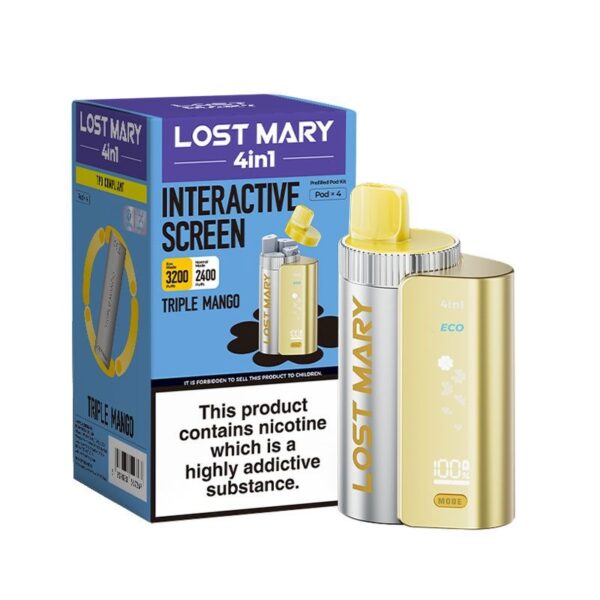 LOST MARY 4 IN 1 ECO 3200 DISPOSABLE VAPE KIT 20MG - Image 15