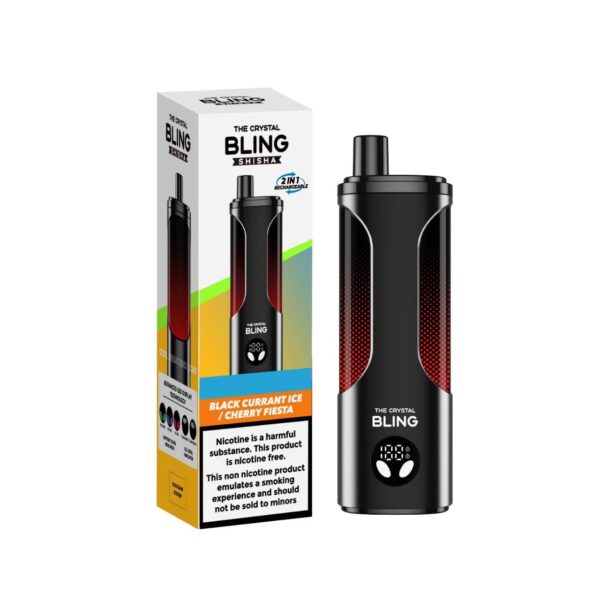 THE CRYSTAL BLING SHISHA 25K DISPOSABLE VAPE KIT 5G HRTP - Image 3