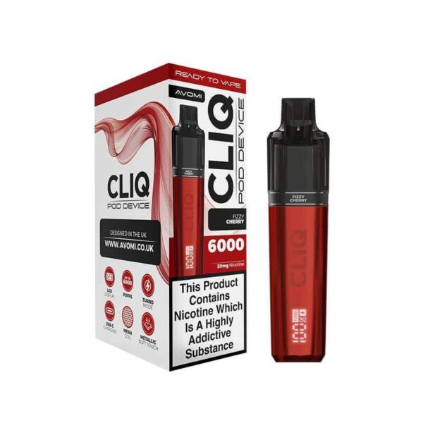 AVOMI CLIQ 6000 DISPOSABLE VAPE KIT 20MG - Image 5