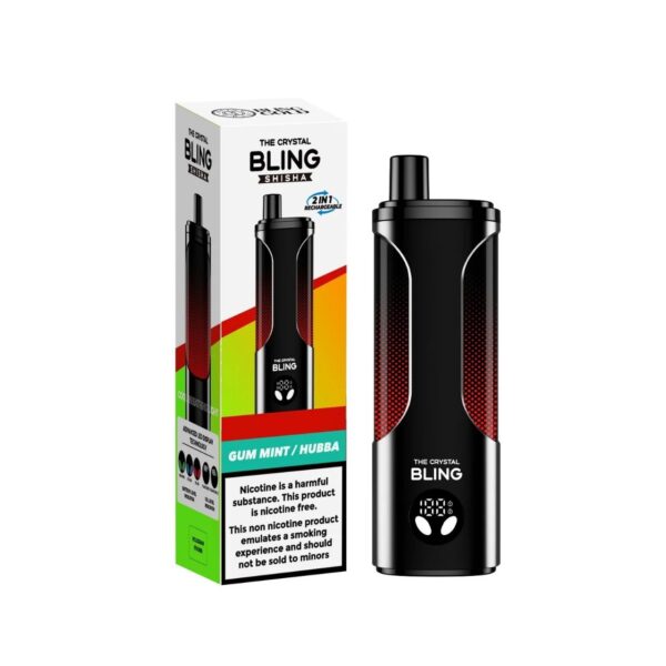 THE CRYSTAL BLING SHISHA 25K DISPOSABLE VAPE KIT 5G HRTP - Image 5
