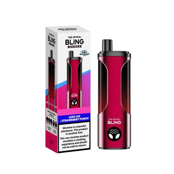 THE CRYSTAL BLING SHISHA 25K DISPOSABLE VAPE KIT 5G HRTP - Image 8