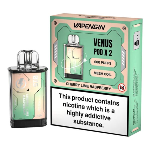 VAPENGIN VENUS 600 PREFILLED VAPE PODS 20MG (2 PACK) - Image 6