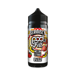 SERIOUSLY POD FILL X2 MELON CITRUS 100ML E LIQUID