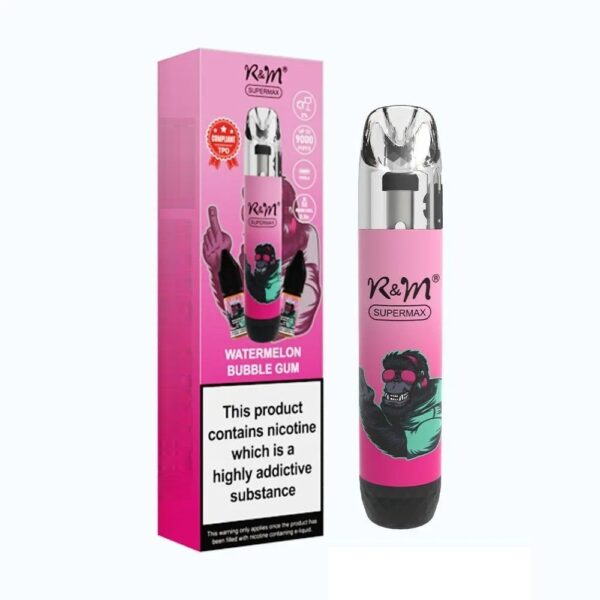 R AND M SUPERMAX 9000 DISPOSABLE VAPE KIT 20MG - Image 6