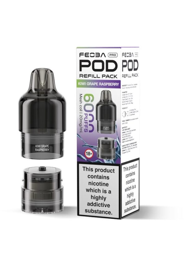 FEOBA BAR PRO 6000 PREFILLED VAPE PODS 20MG - Image 2